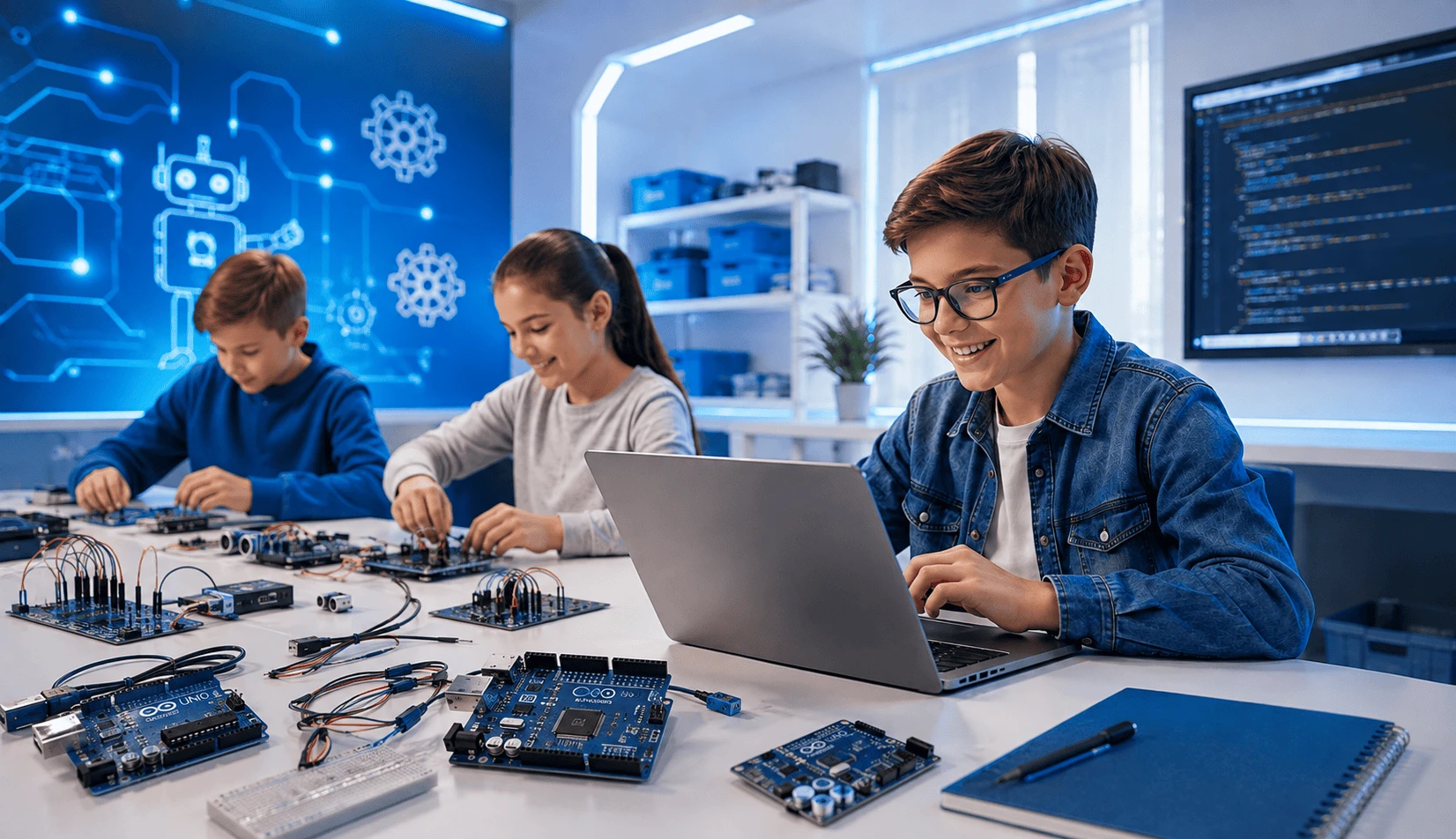 Слайд Клуб инженерных и IT-навыков для детей 6–17 лет